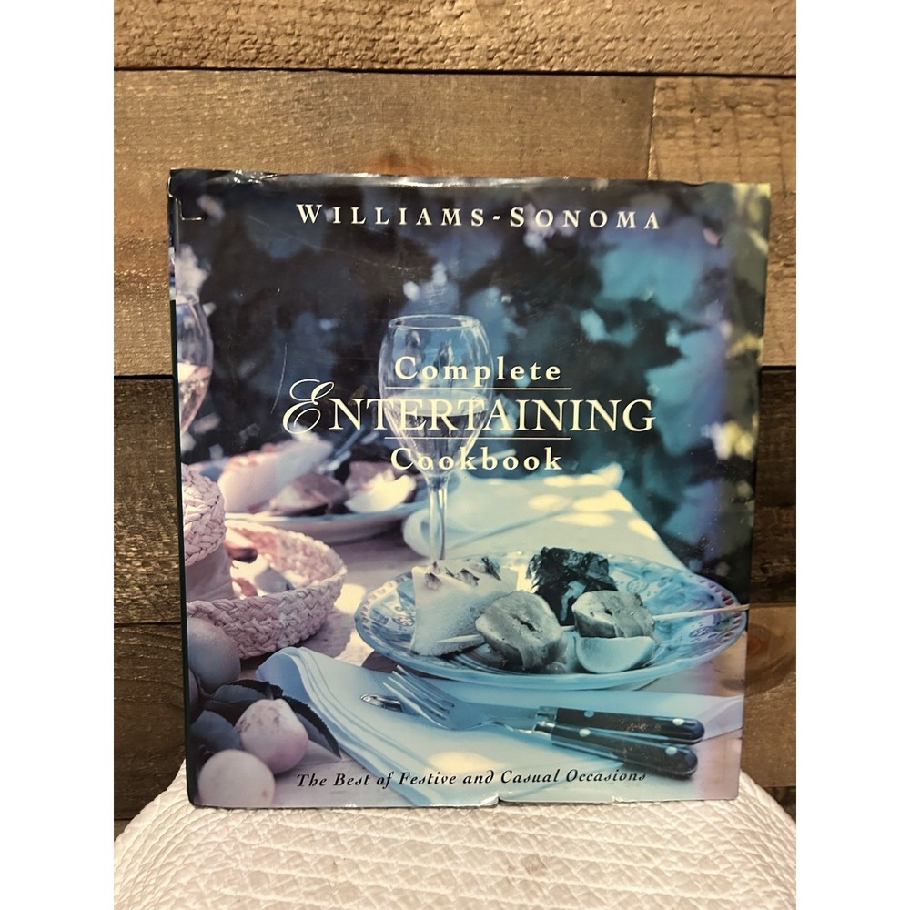 Vintage 1998 Williams-Sonoma Complete Entertaining Cookbook‎ Recipes Cooking